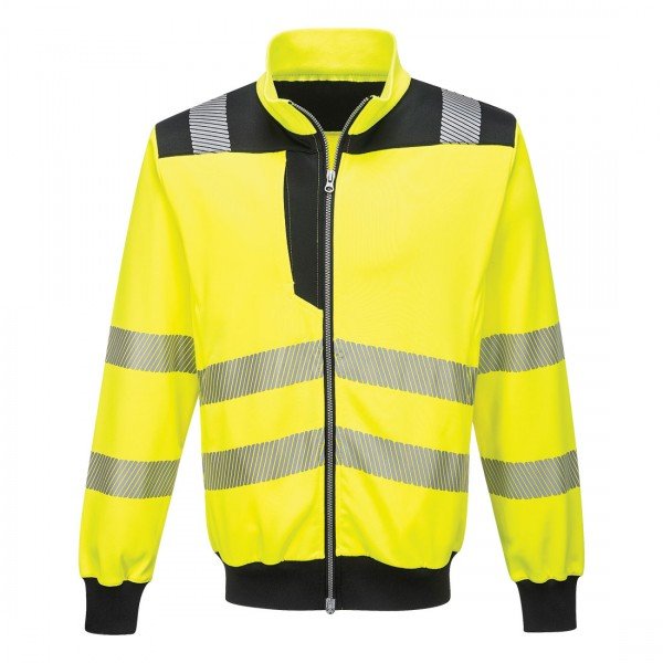 PW370 PW3 Hi-Vis Sweatshirt Zippé